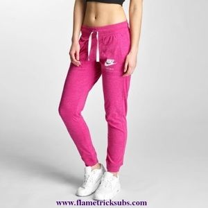 Pink Nike Joggers